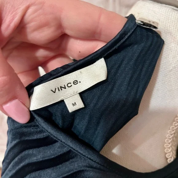 NWOT Vince Pleated Blouse Size M